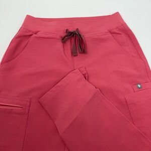 FIGS Yola Yoga Scrub Pants Womens XS Pink Technical Collection W22SW2023P